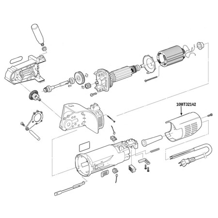 Monti Bristle Blaster Rear Motor Housing 10MT32142